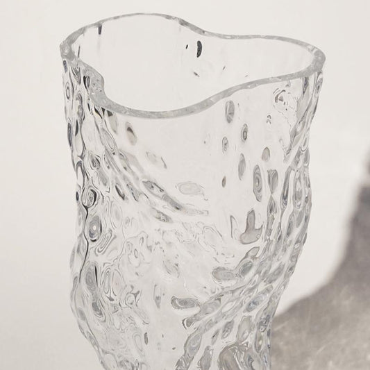 Vase Ostrea Rock klart glass