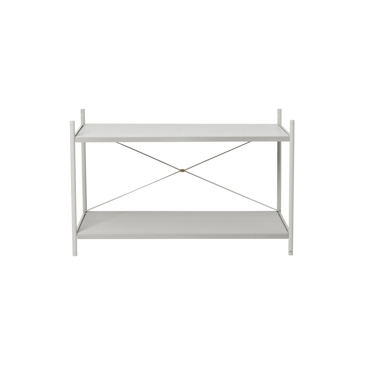Hyllesystem Punctual 1x2 i fargen Light Grey