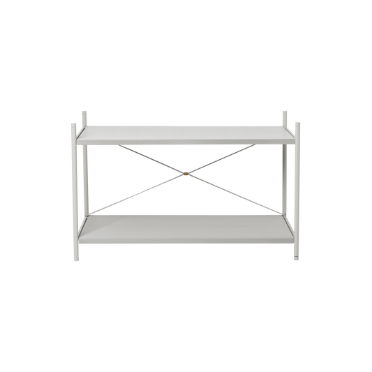 Hyllesystem Punctual 1x2 i fargen Light Grey