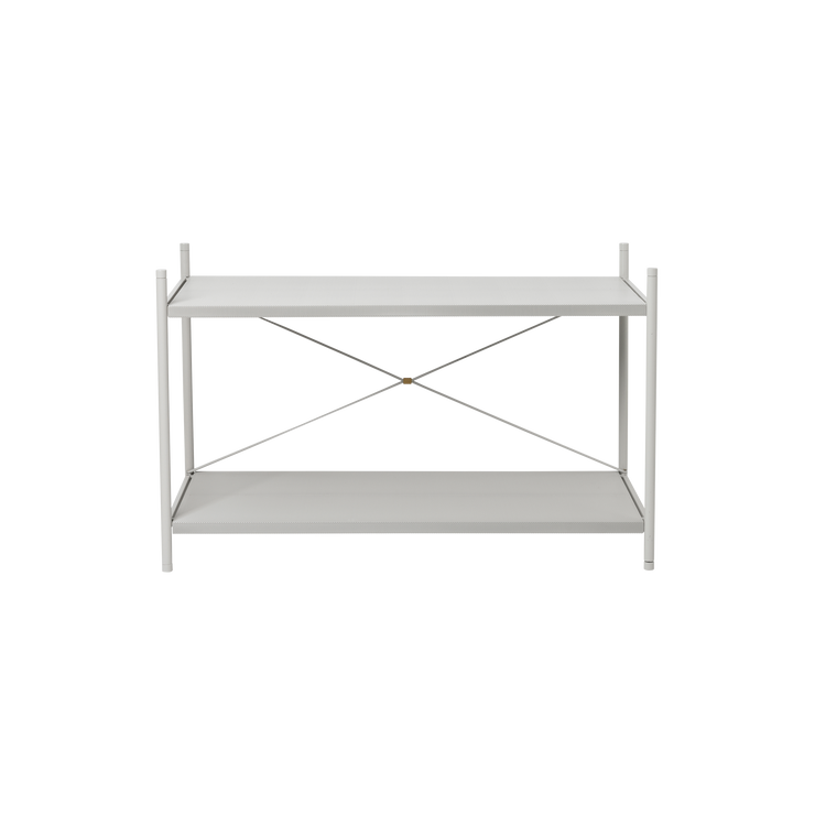 Hyllesystem Punctual 1x2 i fargen Light Grey
