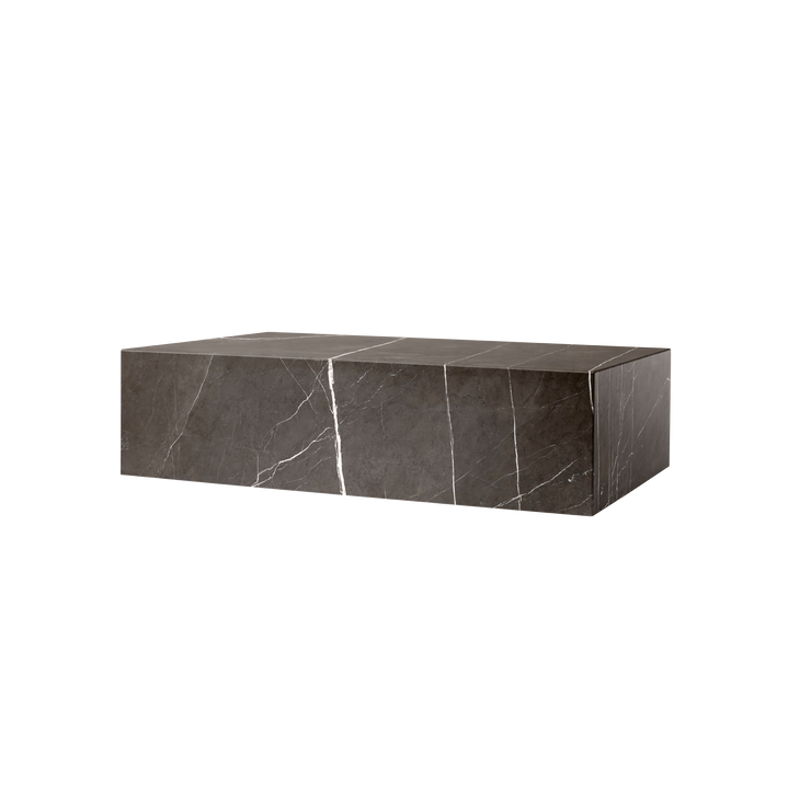 Det lekre stuebordet Plinth Low I Brown Kendzo Marble