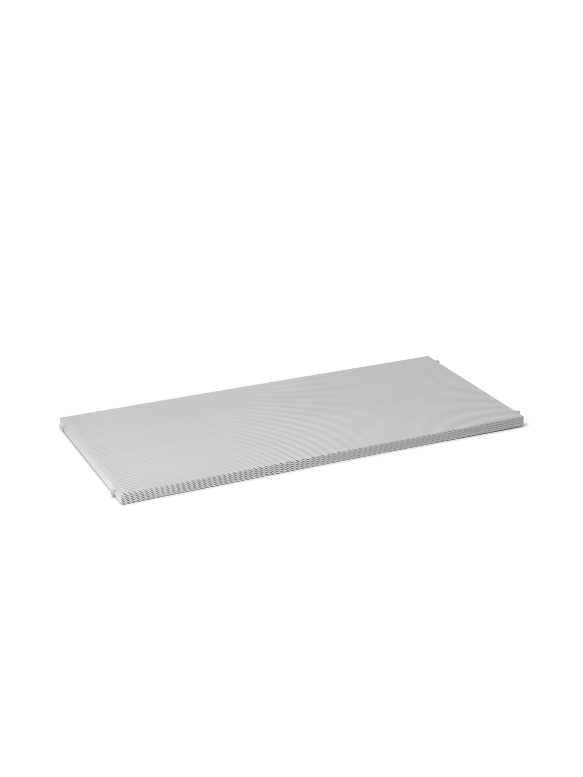 Perforated shelf light grey