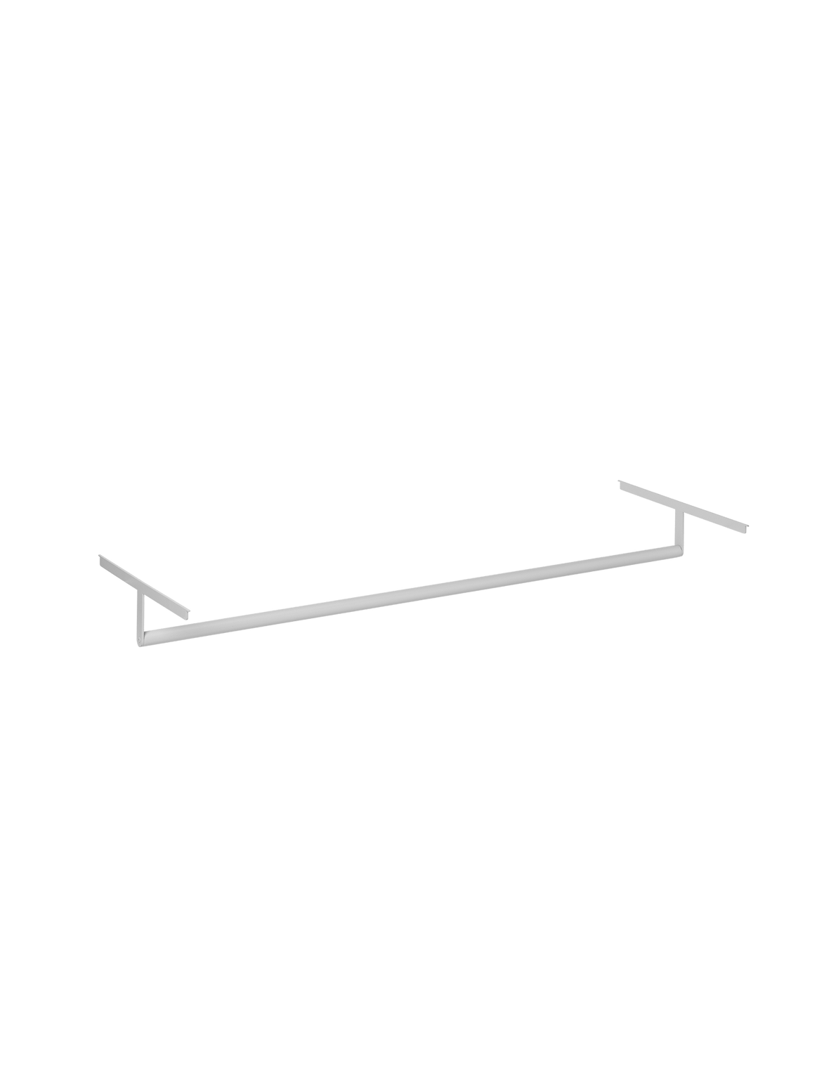 Punctual garderobestang light grey
