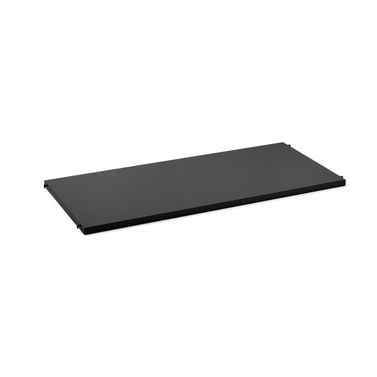 Solid metal shelf anthracite