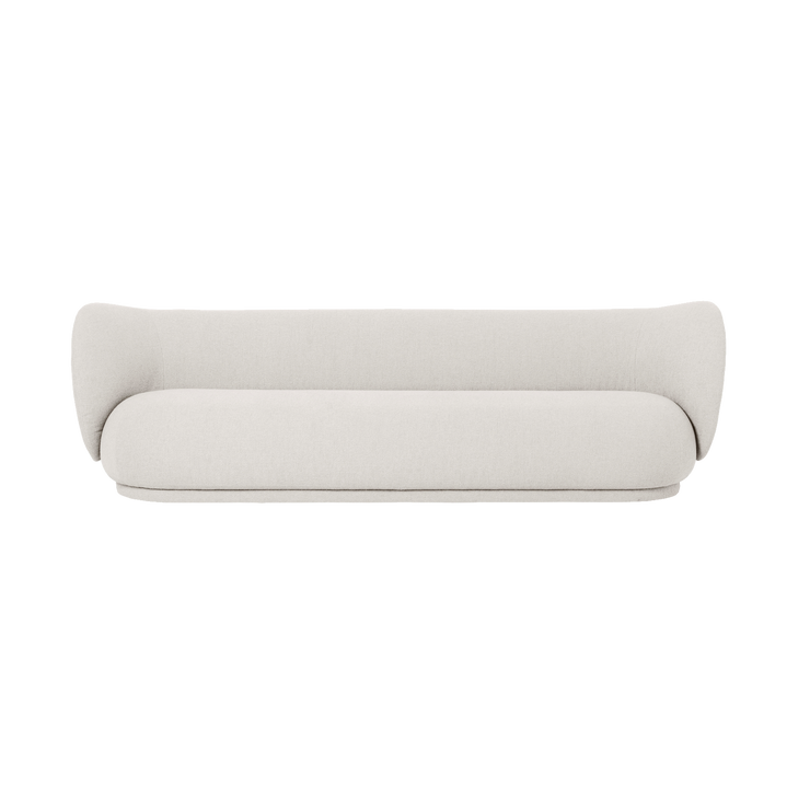 Sofa Rico 4 seter Bouclé i fargen Off White
