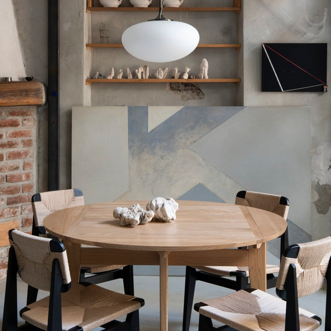 B Table Spisebord B-Table Dining Table Pivoting Extendable Top – OsloDeco