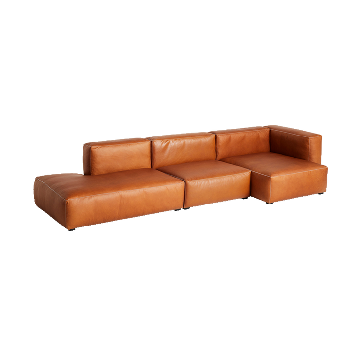 Velger du Mags med det cognac-fargede skinnet Silk 0250, har du en sofa for livet.