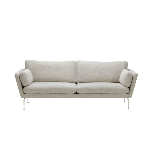 en klassiske sofaen Suita fra Vitra, ble designet av italienske Antonio Citterio. Den har en elegant og moderne estetikk, og er laget av teknologiske komponenter som sørger for at den er like fin for alltid