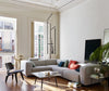 Eames Coffee Table med topp i hvit Carrara-marmor
