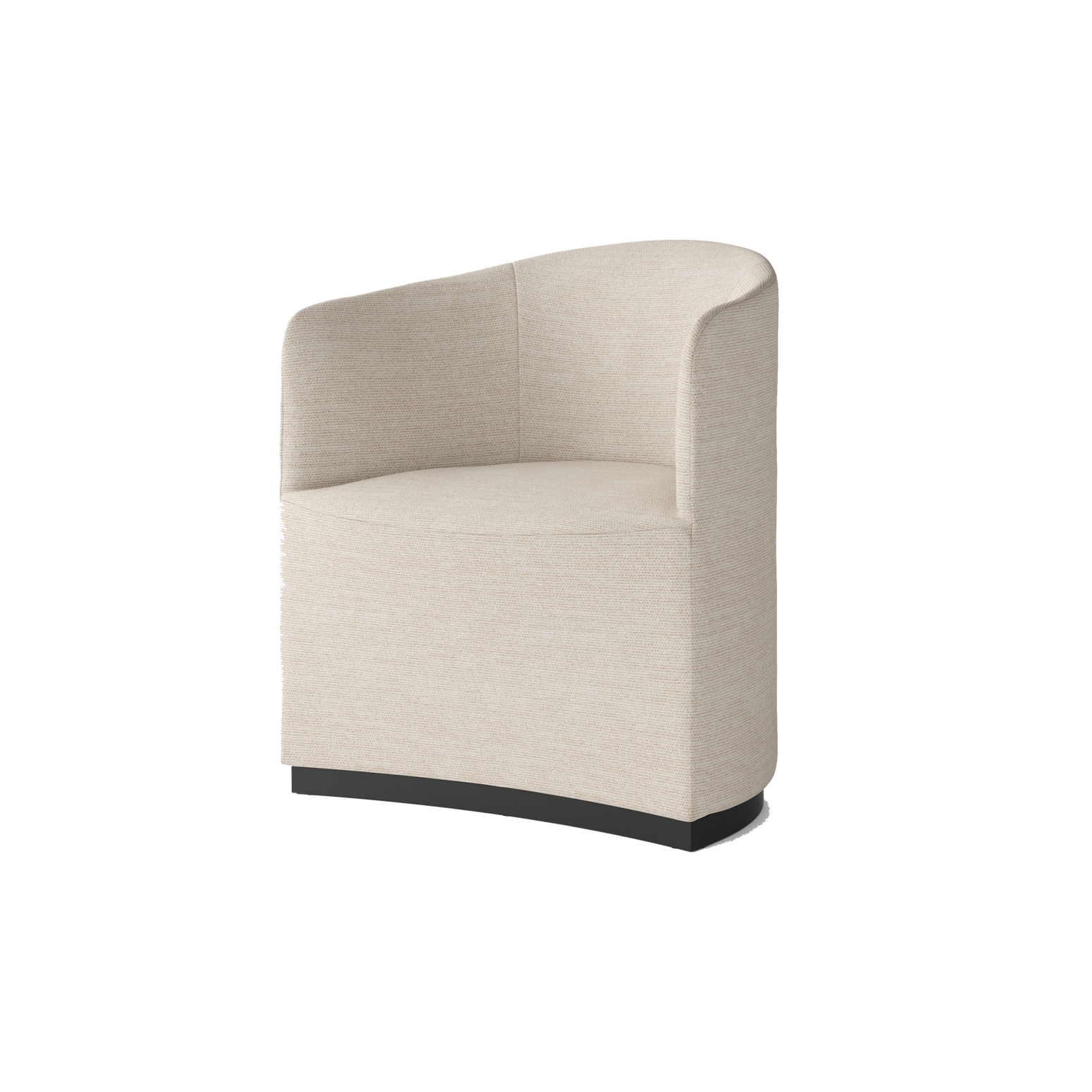 Spise- og loungestolen Tearoom Lounge Chair fra Menu, skaper en eksklusiv og komfortabel følelse i hjemmet ditt.