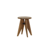 Sidebordet Tabouret Solvay fra Vitra, har den tydelige signaturen til den franske designeren Jean Prouvé,