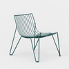Tio Easy Chair fra Massproductions i fargen Blue Green.