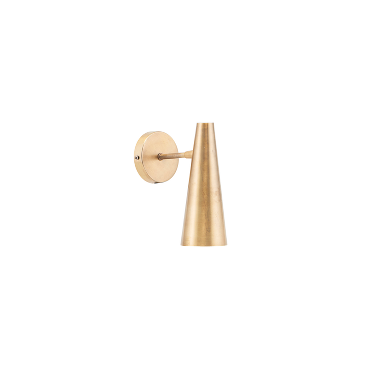 Elegant soveromslampe med messingfinish