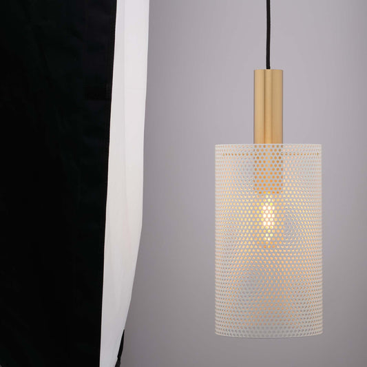 Pendellampe Vouge Pendant S hvit/messing
