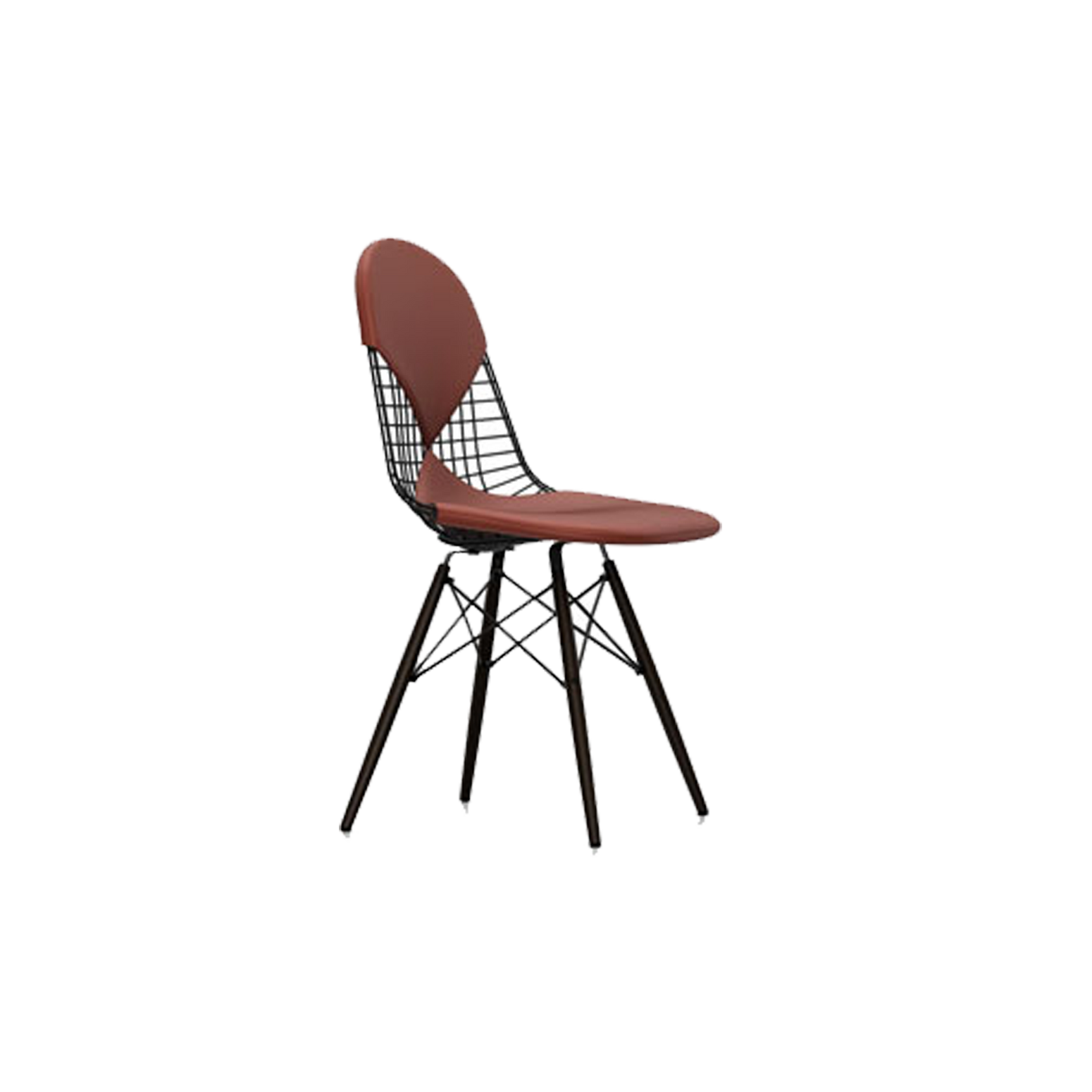 Stolen Wire Chair DKR med Leather Premium i fargen Brandy.
