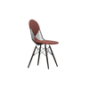 Stolen Wire Chair DKW med skinnpolstring i den rødbrune fargen Brandy.