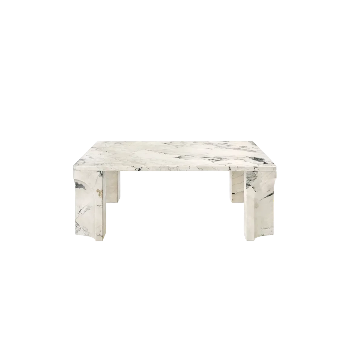 Doric coffee table - Electric grey kalkstein 