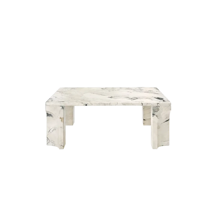 Doric coffee table - Electric grey kalkstein 