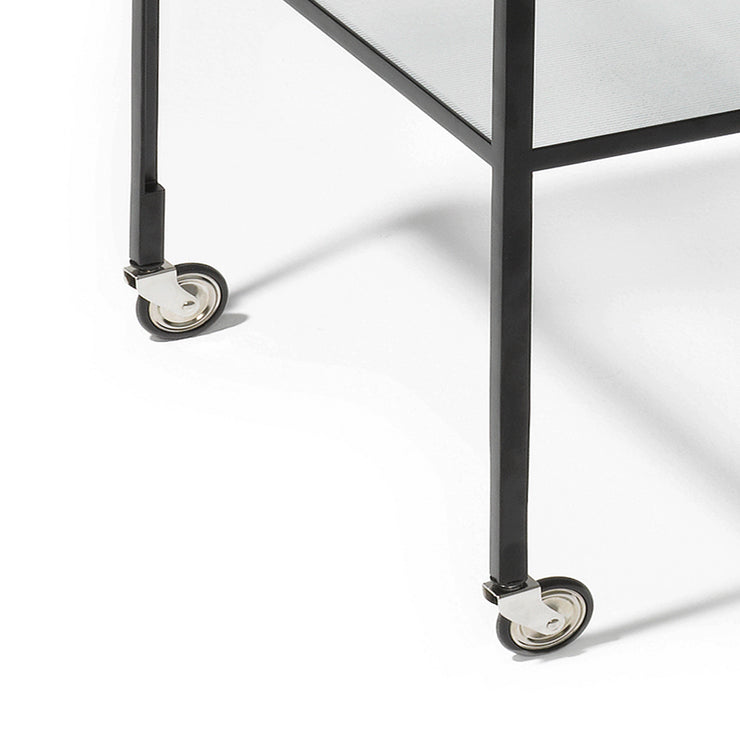 Detalj: Bar Wagon har klassiske 50-tallshjul