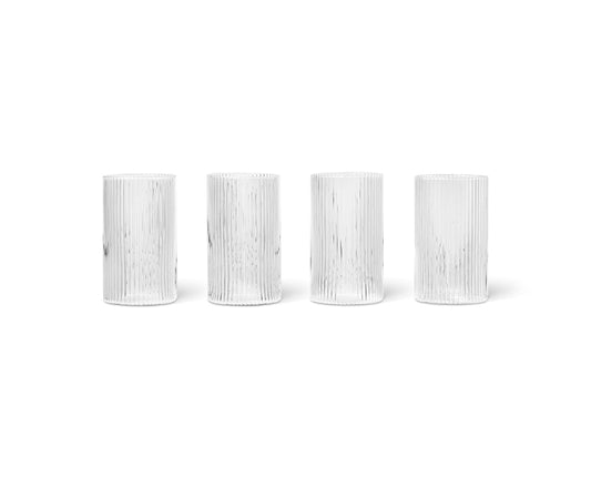Glass Ripple Verrines er den nye medlemmen i Ripple familienKommer i pakke med 4 stk glass