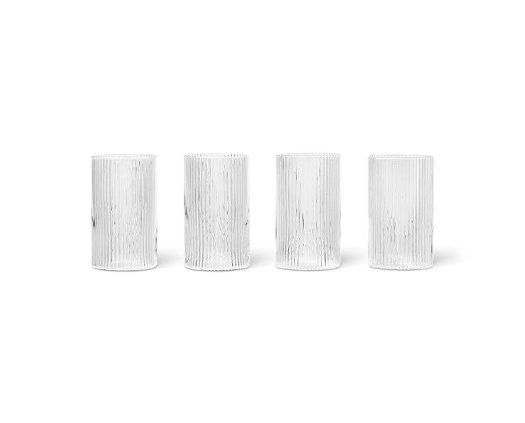 Glass Ripple Verrines er den nye medlemmen i Ripple familienKommer i pakke med 4 stk glass