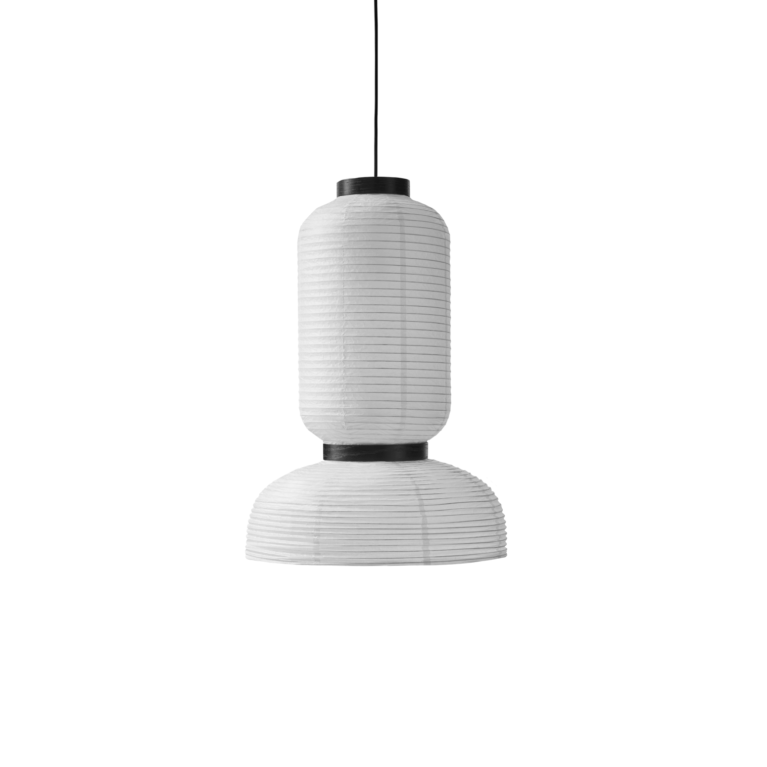 Lampen Formakami fra &amp;tradition, sender tankene tilbake til klassiske asiatiske rislamper som har oppstått i en moderne estetikk.