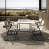 Utemøbler: Spisebord og spisestoler til fire personer, Ocean fra Mater, sand