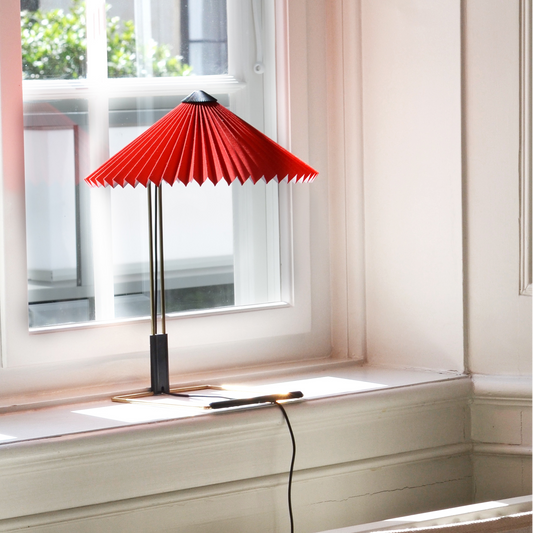 Bordlampe Matin S bright red