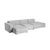 Sofa Mags soft 3-Seter Combination 4 Left Low Armrest, i tekstilet Linara 443.