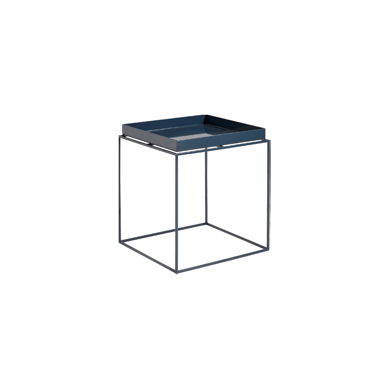 Tray Table M 40x40 Deep Blue High Gloss