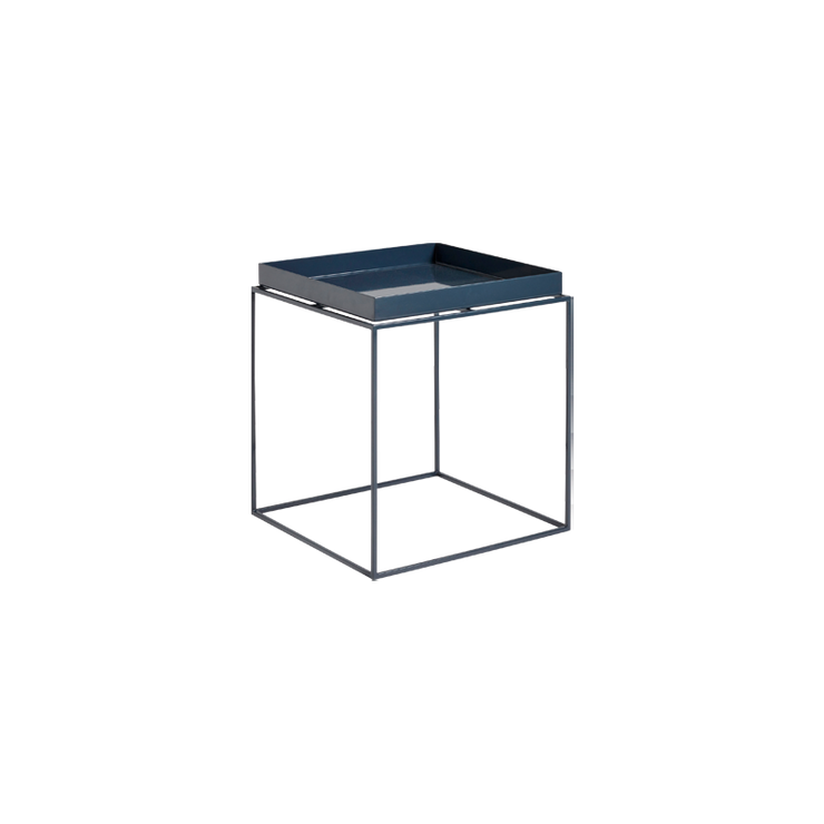 Tray Table M 40x40 Deep Blue High Gloss