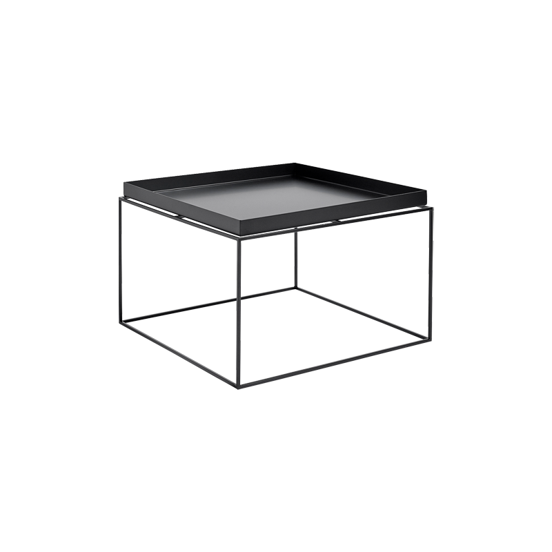 Sofabord Tray Table 60x60 Svart