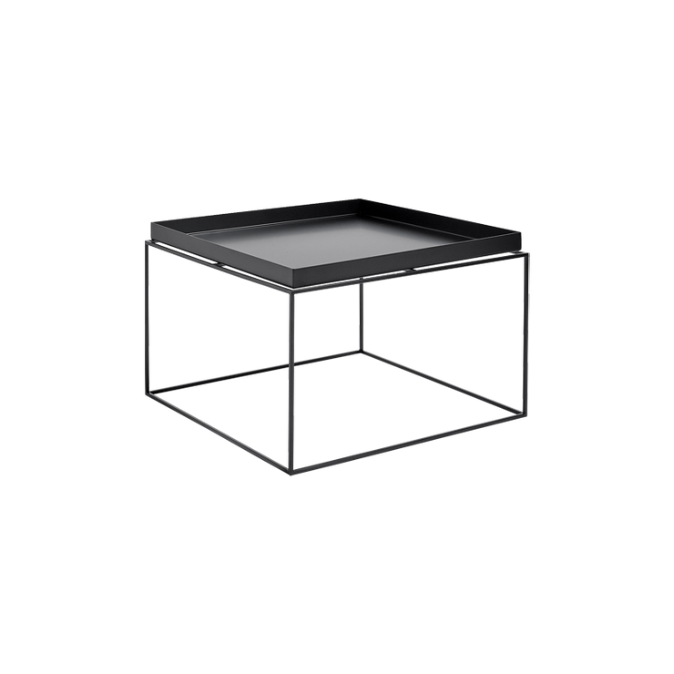Sofabord Tray Table 60x60 Svart